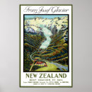 Search for new zealand posters Franz josef glacier