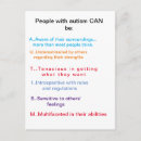 Search for autism postcards Asd