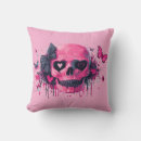 Search for pink skull cushions Abstract
