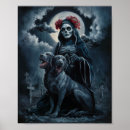 Search for vintage dog art posters Skeleton