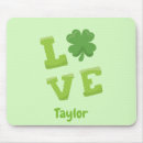 Search for st patricks day mousepads Green