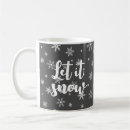 Search for snow crystals mugs White