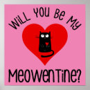 Search for will you be my valentine posters Cat