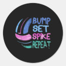 Search for volleyball spike stickers Girls