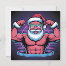 Search for bodybuilding christmas cards Santa