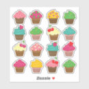 Search for cherry cake stickers Cupcake