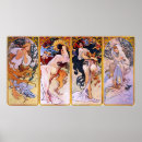 Search for alphonse mucha four seasons posters Vintage