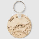 Search for antique music key rings Musical notes