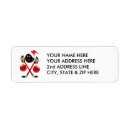 Search for hockey return address labels Sports