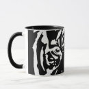 Search for tiger print mugs Black and white