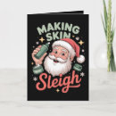 Search for artistic christmas cards Santa