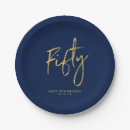Search for gold and navy blue plates Modern