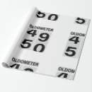 Search for 50th birthday wrapping paper Party