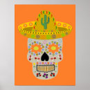 Search for mexican day of the dead posters Skull