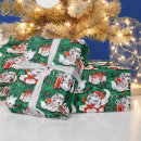 Search for kitten christmas wrapping paper Green