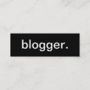 Search for blogger business cards Professional