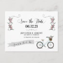 Search for bicycle save the dates Rustic