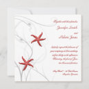 Search for coral red wedding invitations Beach