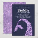 Search for purple mermaid invitations Summer
