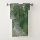 Search for forest green bath towels Rustic