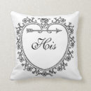 Search for his and hers cushions Vintage