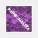 Search for camouflage napkins Purple