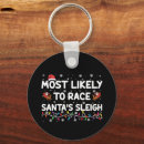 Search for racing key rings Santa