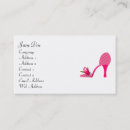 Search for pump business cards High heels