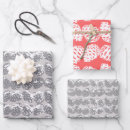 Search for christmas cone wrapping paper Grey
