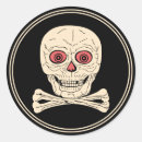Search for vintage skull stickers Skull and crossbones