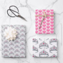 Search for crown wrapping paper Pink