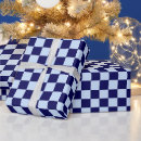 Search for navy plaid wrapping paper Retro
