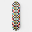 Search for checkerboard skateboards Colorful