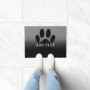 Search for dog paw print doormats Paws