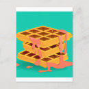Search for breakfast foods postcards Waffles