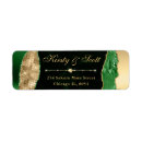 Search for bokeh return address labels Gold