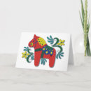 Search for sweden christmas cards Dala horse