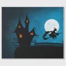 Search for scary wrapping paper Witch