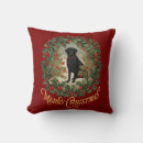 Search for black lab christmas cushions Puppy