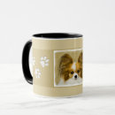 Search for papillon mugs Epagneul nain continental