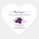 Search for floral design wedding stickers Thank you