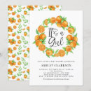 Search for summer baby girl shower invitations Watercolor