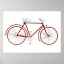 Search for red bicycle posters Vintage