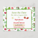 Search for vintage save the date postcards Red