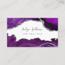 Search for black and purple business cards Makeup artist