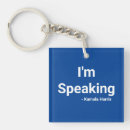 Search for speaking key rings Kamala harris
