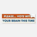 Search for brain bumper stickers Republican