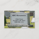 Search for tombstone business cards Death