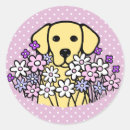 Search for yellow labrador stickers Illustration