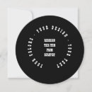 Search for blank seasonal invitations Black